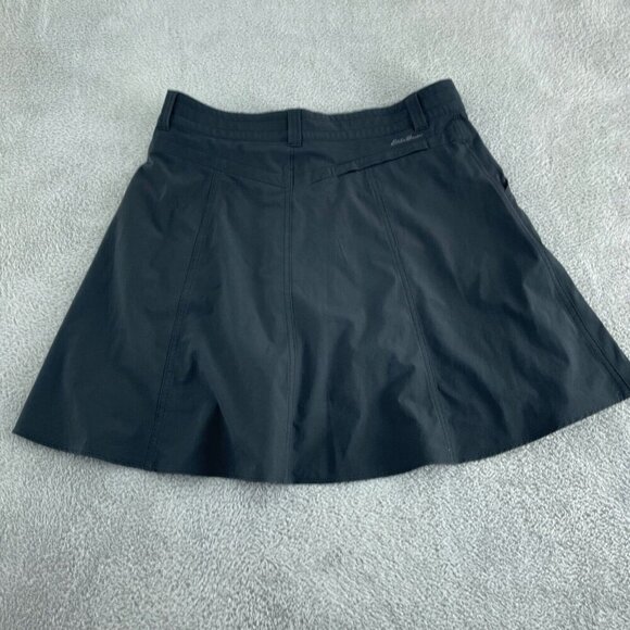 Eddie Bauer Womens Black Skort Size 6 Polyester Spandex Blend 5305 - Picture 2 of 9